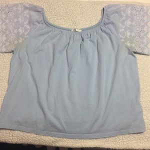 H&M Light Blue Blouse